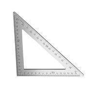 Stainless Steel Triangular Ruler Drawing Triangle Double Side Scale and 2mm Thickness for Woodworking Measuring Woodworking Measuring and Marking Tool Accurate Measurement