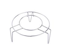 Stainless Steel Trivet Steaming Rack Stand Small Round Steamer Rack for Pot Kitchen Cooking Stremer Stand Pressure Cooker Steaming Rack(L)