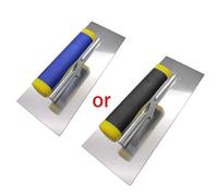 Stainless Steel Trowel Spreader Professional Plastering Skimming Trowel with Ergonomic Handle for Tile Floor Wall Grout Building Tools Toys