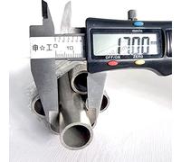 Stainless Steel Tube 17mm OD x 15mm ID, 50mm Wall Thickness, 20cm Length, Silver, 1pc