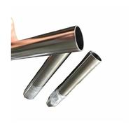Stainless Steel Tube Polished Inside Outside Sanitary Non Welding Pipe Diameter 20 22 25 28 30 32 35 40 42 45 48mm for Industry DIY Projects(19cm,OD8 ID6)