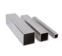 Stainless Steel Tubes 1PC Stainless Steel Square Pipe Tube Rectangular Pipes Hollow Rod Small Large 5x5-25x50mm Length 100/250/500mm for Furniture(Length 100mm 1pc,19x19x2mm)