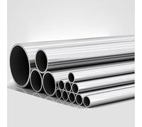 Stainless Steel Tubes, Round Tube L 500Mm, Od 28Mm, Wall Thickness 1.5-8Mm, Seamless Straight Pipe/Silver/28 * 3.0Mm(28 * 8Mm)