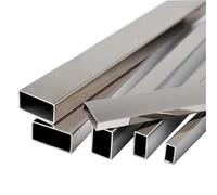 Stainless Steel Tubes Stainless Steel Square Tube Rectangular Pipe Metal for Construction(Length 500mm,10x10x1mm 1pc)