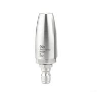 Stainless Steel Turbo Nozzle For Pressure Washers With 360 Degree Rotating Spray Tips And 14 Quick Connect Attachments, Handles Hot And Cold Water Cleaning Tasks(050)
