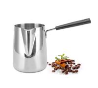 Stainless Steel Turkish Coffee Pot, Traditional Stovetop Coffee Maker Milk Pot and Coffee Warmer Ergonomic Coffee Pot for Home Restaurant (1000ml)