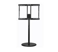 Stainless Steel TV Monitor Stand - Heavy-Duty Floor-Mounted Display Rack for 40-85" TVs - Integrated Office & Conference Room Solution - Durable Vertical TV Bracket