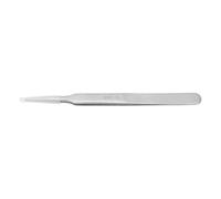 Stainless Steel Tweezer | Resists Tarnish & Oxidation Tool | High Hardness >HRC40° for Electronics/PCBs/Jewelry | Fine Point Accurate Grip (13L)
