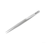 Stainless Steel Tweezers, Anti-Static Fine-Tip Tool for Electronics Repair and Circuit Board Maintenance, 14 cm(SS-11)