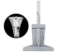 Stainless Steel Tyre Tire Tread Depth Gauge Caliper Meter Tool for Assessing Tyre Wear and Damage on Vehicles (0-50mm)