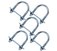 Stainless Steel U Clamp Bolt, 2 Sets M16 for Building Installations Mechanical Parts Connection Cehicles Ships(M16*110 * 168)
