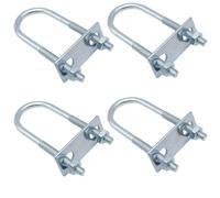 Stainless Steel U Clamp Bolt, 2 Sets M6 for Building Installations Mechanical Parts Connection Cehicles Ships(M6*22 * 38)