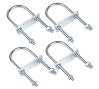 Stainless Steel U Clamp Bolt, Pack M16 for Fixed Sheets and Wood Panels for Fastening,Outdoor Industrial Accessories(M16*50 * 98)
