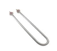Stainless Steel U Shaped Heating Tube 220V M18 Thread 304SUS Single U Type Electric Heating Element For Home Appliance (Size : 220V, Color : 2KW 250mm 304SUS)