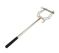 Stainless Steel U Type Mooring Rope Threader Dock Hook Cable Guider Ship Tool for Boats Yachts Kayaks (with Telescopic Rod)