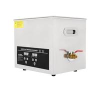 Stainless Steel Ultrasonic Cleaner 10L Electric Ultrasonic Cleaning Machine, 240W 40KHz Professional Ultra Sonic Jewelry Cleaner with Heater & Timer for Glasses, Rings, Tools, Small Parts (10L)