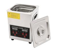 Stainless Steel Ultrasonic Cleaning Machine with Spherical Jewelry Basket, Adjustable Time & Temperature Ultrasonic Cleaner with Digital Display, Professional Ultrasound Machine for Jewelry Glasses