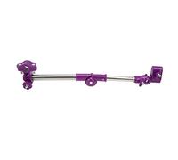 Stainless Steel Umbrella Stand 360 Degree Swivel Adjustable Outdoor Stroller Wheelchair Shading Umbrella Holder for Bikes Electric Bikes Lightweight Durable ABS Material (Multi-purple)