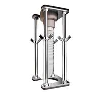 Stainless Steel Undermount Sink Brackets, Sink Bracket Stainless Steel Adjustable Drill Free Support Legs Repair Kit 7-26 inches(Height 46 56cm(18" 22"))