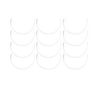 Stainless Steel Underwire Replacement for Bras, 6 Pairs, Multiple Sizes B-D2 Cup, 14.1-16.5 cm Width (UK, Cup & Band, B, Sliver)