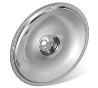 Stainless Steel Universal Pot Lid with Handle, 22Cm Reusable Saucepan Cover for Kitchen Use, Food-Grade Metal Oil Jar Cover, Bowl Lid for Seasoning Pots