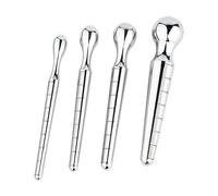Stainless Steel Urethral Dilators Metal Penis Plug Catheter Urethral Dilator Urethral Stimulation Sounding Penis Masturbation Massage Prince's Wand Sex Toys for Men(XL)
