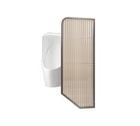 Stainless Steel Urinal Divider Screen - Wall-Mounted Men's Privacy Partition for Public Restrooms - Urinal Privacy Barrier - Health & Hygiene Solution