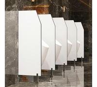 Stainless Steel Urinal Privacy Screen Partition for Public Restrooms, Offices, Malls - Enhanced Privacy Design