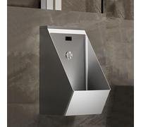 Stainless Steel Urinal, Wall Mounted Automatic Washout for Men, Ideal for Commercial & Household Use in Hotels, KTVs, Prisons, Bars