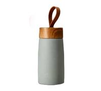 Stainless Steel Vacuum Thermos Flask - Hot & Cold Beverage Insulated Bottle for Travel, 12-Hour Temperature Retention - Leak-Proof Lid, 8 oz Capacity - Ideal for Coffee, Tea (Green)