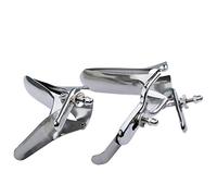 Stainless Steel Vaginal Speculum Two-Way Expander Adjustable Long Handle Clip Reusable Metal Expansion Clip (2 PCS, Long + Short)