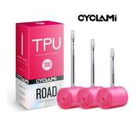 Stainless Steel Valve Higher Quality CYCLAMI French FV Presta TPU Inner Tube For Road Bike Tires 700C 700 x 18 23 25 28 30 32 C 4 pcs
