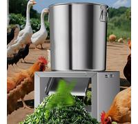 Stainless Steel Vegetable Chopper, Small Manual Food Processor for Duck, Chicken, Pig Feed, Poultry Feed Cutter & Livestock Feeder
