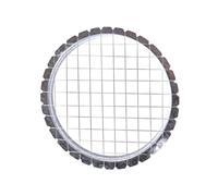 Stainless Steel Vegetable Cube Grid Cutter and Slicer - Potato, Egg, Mushroom - Mesh Shape Masher - Round and Square Cutter