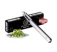 Stainless Steel Vegetable Peeler, Ultra Sharp Potato Peeler, Best for Peeling Veggie & Fruit, Seamless One-Piece Design, Peel Both Ways - Left & Right-Hand Friendly, Dishwasher Safe, 5-Year Warranty