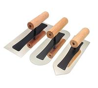 Stainless Steel Venetian Plaster Japanese Finishing Trowel Set 3 PC Art Paint Plastering Hand Tools