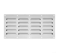 Stainless Steel Vent Panel, 16.5x38cm Grill Vents For Grill Ventilation For Masonry Fire Hole, Outdoor Kitchen Ventilation Board(1PCS)