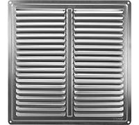 Stainless Steel Ventilation Grille - 255 x 255 mm - Exhaust Air Grille - Slit Grille - La...