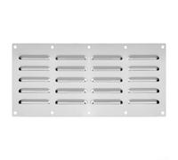 Stainless Steel Venting Panel for Masonry Fire Pits, Outdoor Kitchens & Grill Accessories - 13.5 x 5.25 in, Rust-Resistant 304 Grade