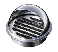 Stainless Steel Vents,Exhaust Fan Cover,Air Vent Grille,Thicken Ducting Ventilation,Round,