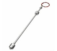 Stainless Steel Vertical Float Switch for Water Level Sensor - 250/300/400/500mm Liquid Level Controller with PTFE Wire, 240V AC, Reversible Switch(500MM)