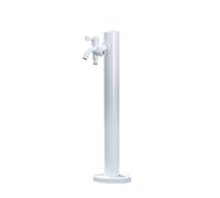 Stainless Steel Vertical Garden Water Column, Easy Installation Tool for Efficient Garden Irrigation and Cleaning (White 95Cm/37.4In)