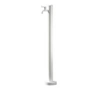 Stainless Steel Vertical Garden Water Column Outdoor Faucet with Single Outlet, Durable & Stable Design for Patios, Backyards & Parks