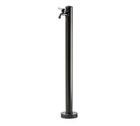 Stainless Steel Vertical Garden Water Column Outdoor Faucet with Single Outlet, Durable & Stable Design for Patios, Backyards & Parks