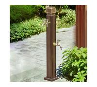 Stainless Steel Vertical Garden Water Tap - Decorative Water Column for Pet Bathing, Floor Flushing, Grass Watering, and Car Washing - Durable & Stylish Outdoor Faucet.