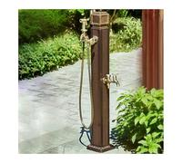Stainless Steel Vertical Garden Water Tap - Decorative Water Column for Pet Bathing, Floor Flushing, Grass Watering, and Car Washing - Durable & Stylish Outdoor Faucet.