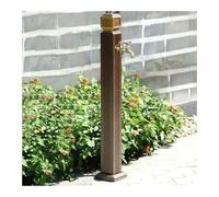 Stainless Steel Vertical Garden Water Tap - Decorative Water Column for Pet Bathing, Floor Flushing, Grass Watering, and Car Washing - Durable & Stylish Outdoor Faucet.