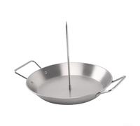 Stainless Steel Vertical Roaster for Pork and Chicken | 5 removable spikes, authentic al pastor flavour, deep marinade penetration, easy assembly, traditional taste