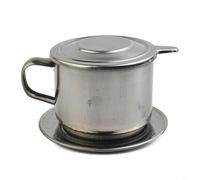 Stainless Steel Vietnamese Coffee Filter Cup, Portable Hand Pour Drip Pot for Home Office Travel(50ML)