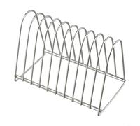 Stainless Steel Vinyl Record Display Stand Storage Holder for LP Albums Collection Home Organization(10)
